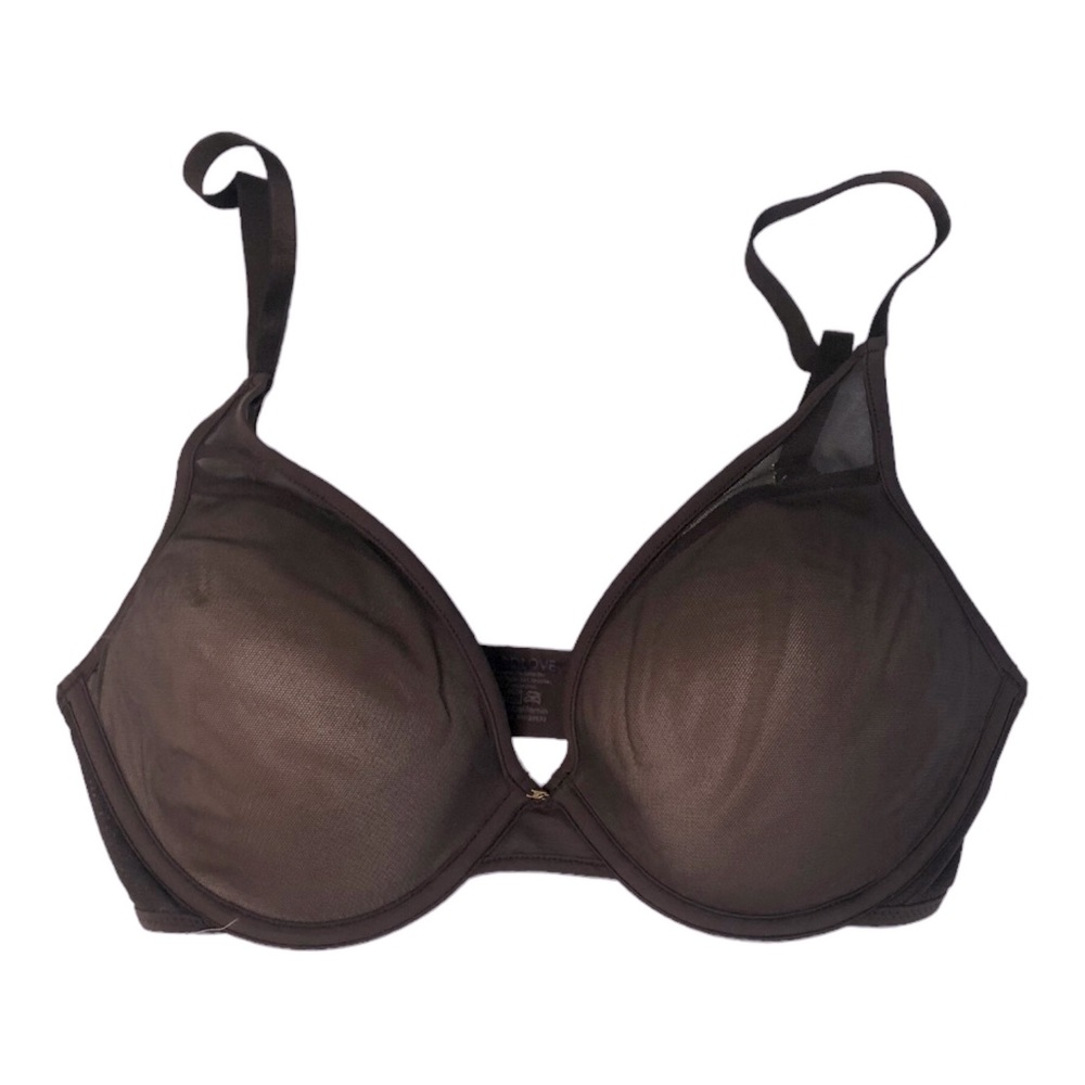 New ThirdLove 24/7 Mesh Plunge Bra Purple Size 32D